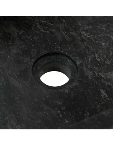 Lavello 45x30x12 cm Marmo Lucido Nero