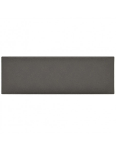 Pannelli Murali 12 pz Grigi 90x30 cm in Similpelle 3,24 m²