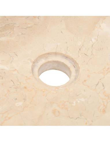 Lavello 45x30x12 cm Marmo Lucido Crema