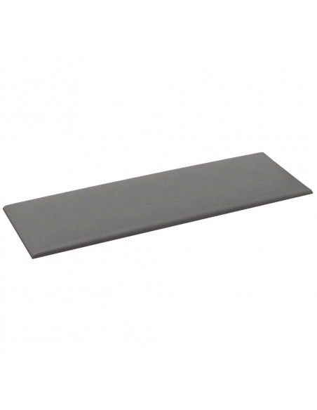 Pannelli Murali 12 pz Grigi 90x30 cm in Similpelle 3,24 m²