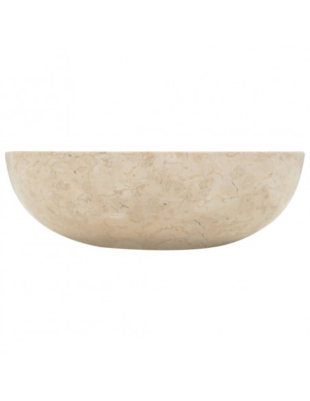 Lavandino 40x12 cm in Marmo Crema