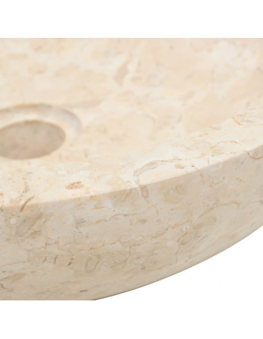 Lavandino 40x12 cm in Marmo Crema