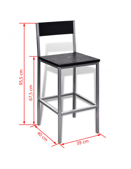 Set Banco da Bar e Colazione Alto