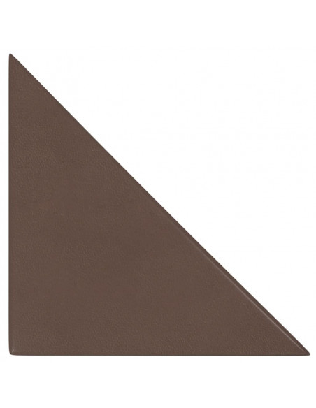 Pannelli Murali 12 pz Marroni 30x30 cm in Similpelle 0,54 m²