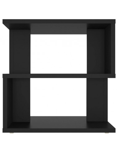 Tavolino Nero 40x40x40 cm in Legno Multistrato