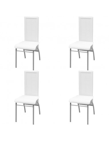 Set Sala Da Pranzo 5 Pezzi Bianco