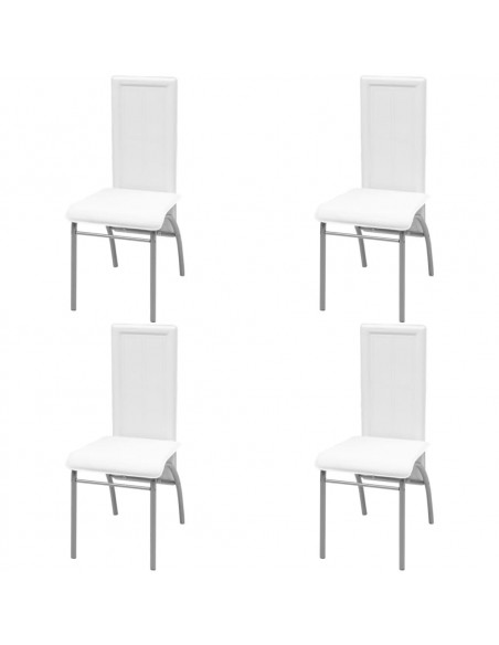 Set Sala Da Pranzo 5 Pezzi Bianco