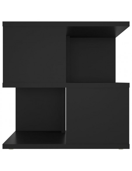 Tavolino Nero 40x40x40 cm in Legno Multistrato