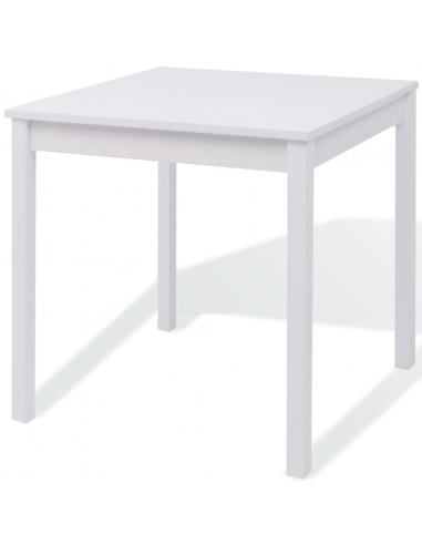 Set Tre Pezzi da Pranzo in Legno di Pino Bianco