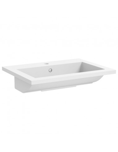 Lavandino in Granito 600x450x120 mm Bianco