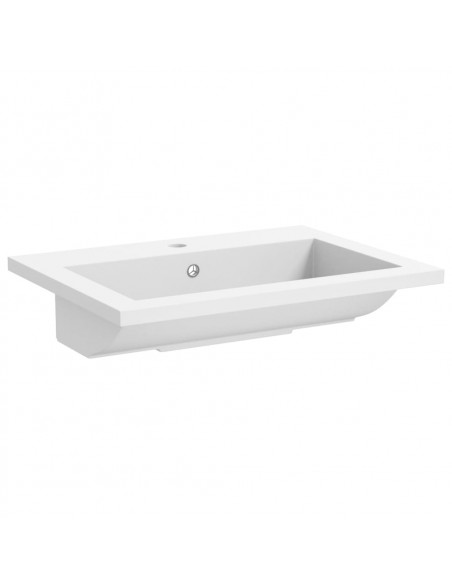 Lavandino in Granito 600x450x120 mm Bianco