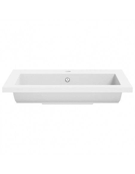 Lavandino in Granito 600x450x120 mm Bianco