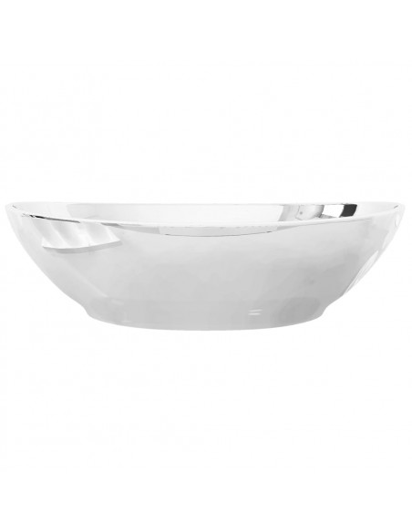Lavandino 40x33x13,5 cm in Ceramica Argento
