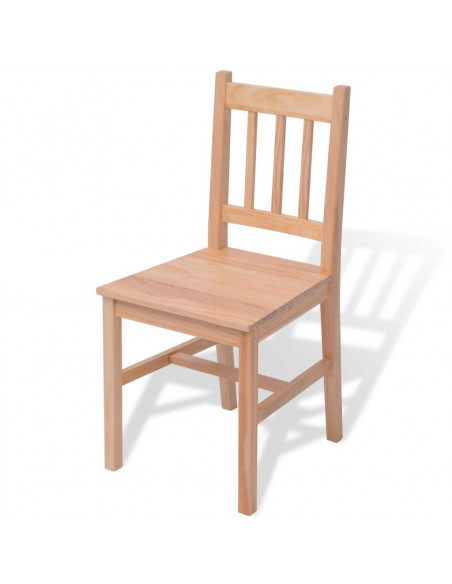 Set da Pranzo 7 pz in Legno di Pino