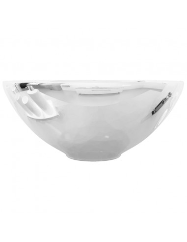 Lavandino 32,5x14 cm in Ceramica Argento