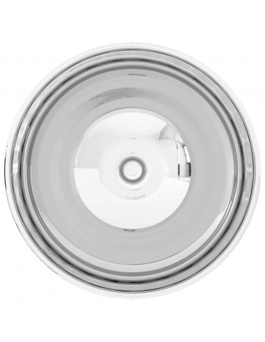 Lavandino 32,5x14 cm in Ceramica Argento