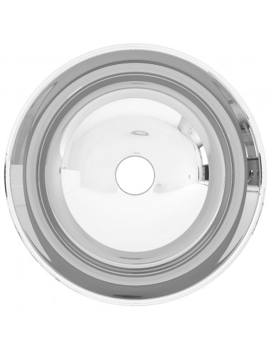 Lavandino 28x10 cm in Ceramica Argento