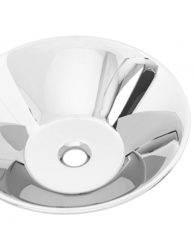 Lavandino 42x14 cm in Ceramica Argento