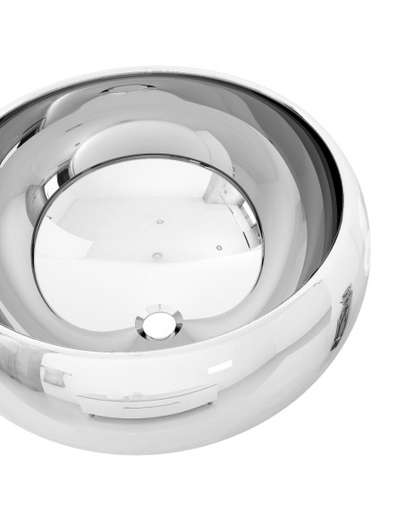 Lavandino 40x15 cm in Ceramica Argento