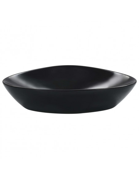 Lavandino 58,5x39x14 cm in Ceramica Nero