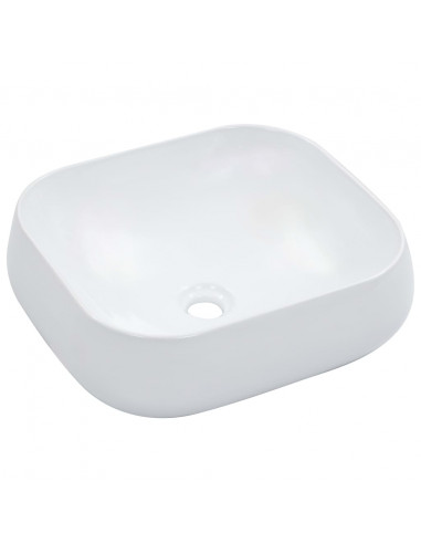 Lavandino 44,5x39,5x14,5 cm in Ceramica Bianco