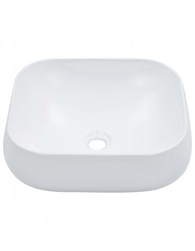 Lavandino 44,5x39,5x14,5 cm in Ceramica Bianco