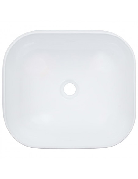 Lavandino 44,5x39,5x14,5 cm in Ceramica Bianco
