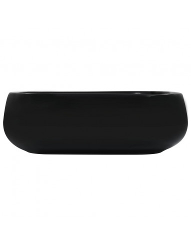 Lavandino 44,5x39,5x14,5 cm in Ceramica Nero