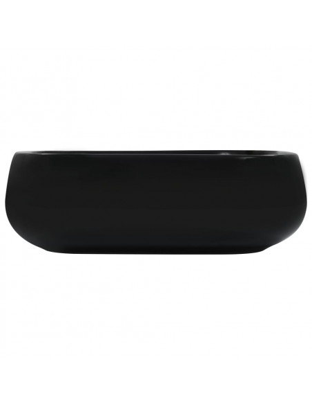 Lavandino 44,5x39,5x14,5 cm in Ceramica Nero