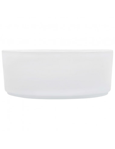 Lavandino 36x14 cm in Ceramica Bianco