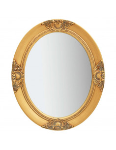 Specchio da Parete Stile Barocco 50x60 cm Oro 2