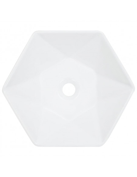 Lavandino 41x36,5x12 cm in Ceramica Bianco