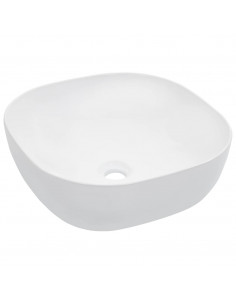 Lavandino 42,5x42,5x14,5 cm in Ceramica Bianco 2