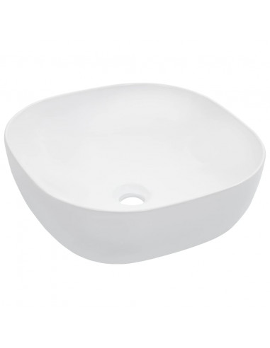 Lavandino 42,5x42,5x14,5 cm in Ceramica Bianco