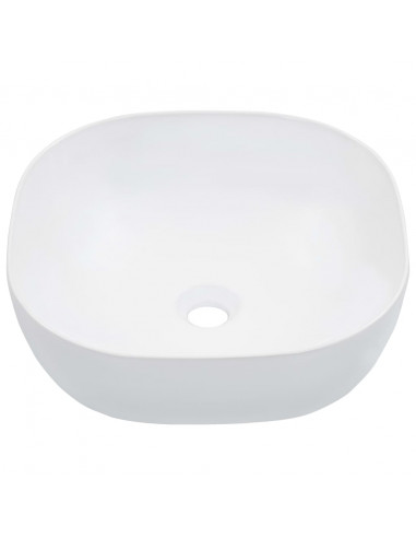 Lavandino 42,5x42,5x14,5 cm in Ceramica Bianco