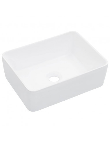 Lavandino 40x30x13 cm in Ceramica Bianco