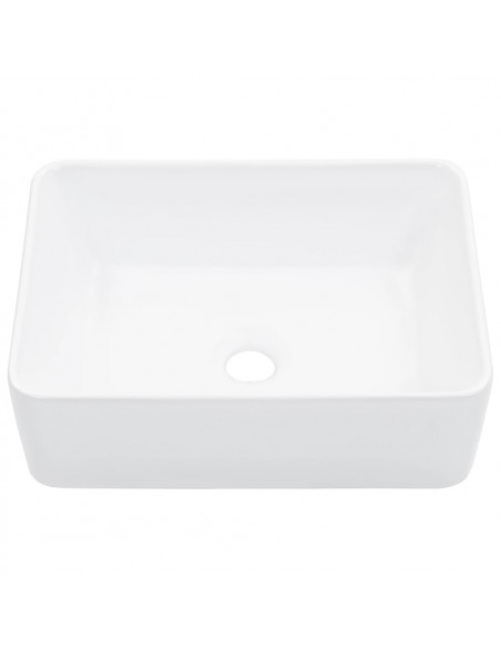 Lavandino 40x30x13 cm in Ceramica Bianco