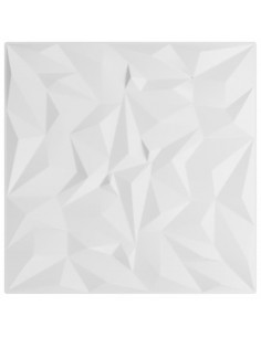 Pannelli Murali 48 pz Bianchi 50x50 cm XPS 12 m² Ametista 2