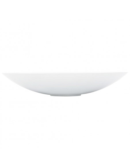 Lavandino 59,3x35,1x10,7 cm Blocco in Marmo/Minerale Bianco