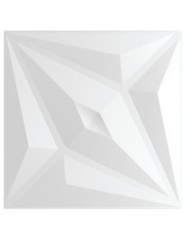 Pannelli Murali 12 pz Bianchi 50x50 cm XPS 3 m² Stella
