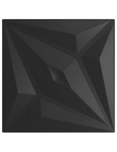 Pannelli Murali 24 pz Neri 50x50 cm XPS 6 m² Stella