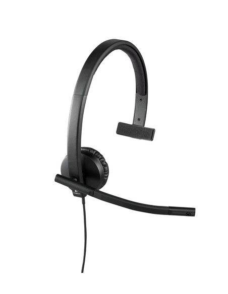 Logitech H570e Auricolare Cablato A Padiglione Ufficio USB tipo A Nero