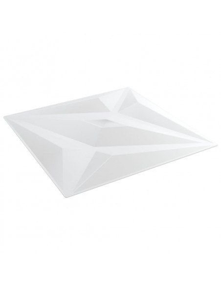 Pannelli Murali 48 pz Bianchi 50x50 cm XPS 12 m² Stella