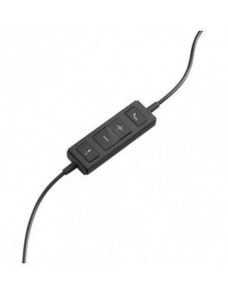 Logitech H570e Auricolare Cablato A Padiglione Ufficio USB tipo A Nero
