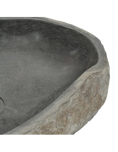 Lavandino in Pietra di Fiume Ovale 45-53 cm
