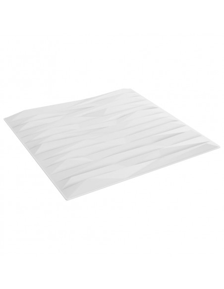 Pannelli Murali 24 pz Bianchi 50x50 cm XPS 6 m² Pietra