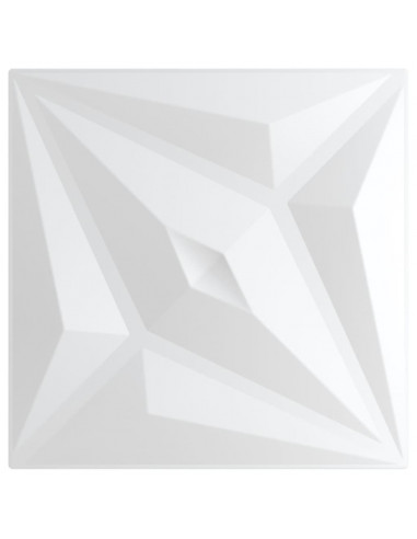 Pannelli Murali 24 pz Bianchi 50x50 cm XPS 6 m² Stella