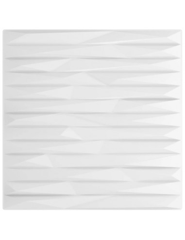 Pannelli Murali 48 pz Bianchi 50x50 cm XPS 12 m² Pietra