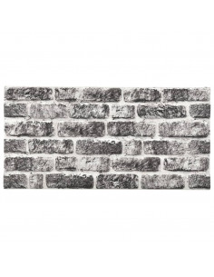 Pannelli Murali 3D con Mattoni Grigio Scuro 11 pz EPS 2