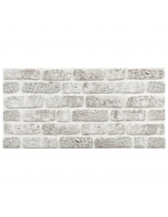 Pannelli Murali 3D con Design Mattoni Grigio Chiaro 11 pz EPS 2